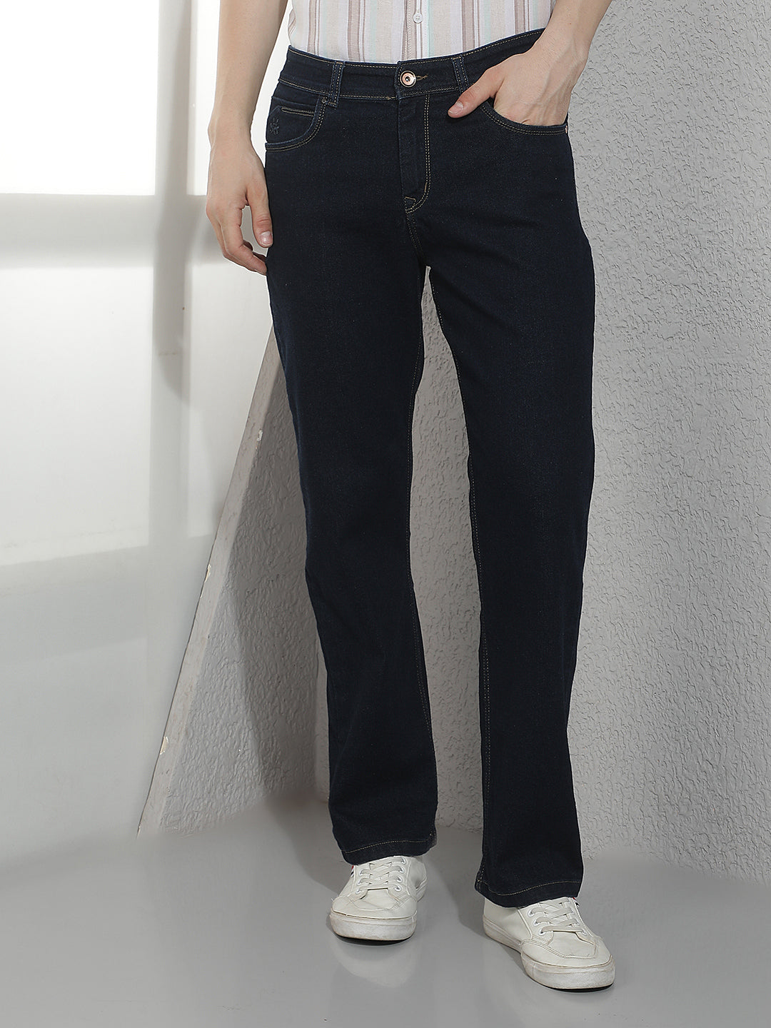 Vibrant Deep Blue Baggy Jeans