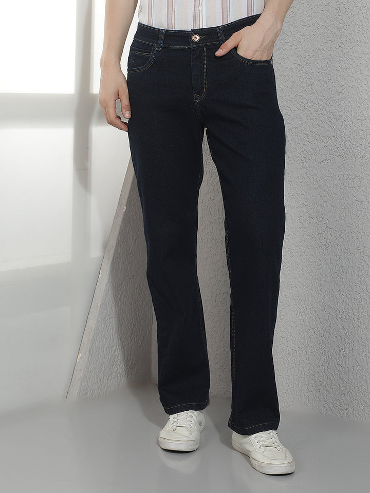 Vibrant Deep Blue Baggy Jeans