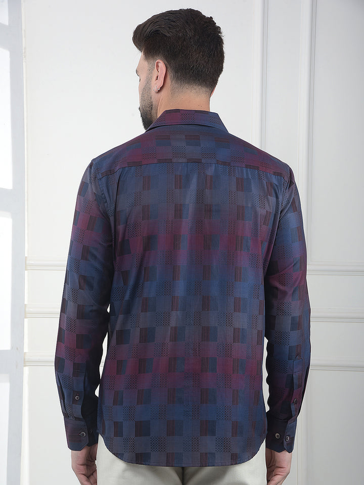 Mult-Color Printed 100% Cotton Shirt