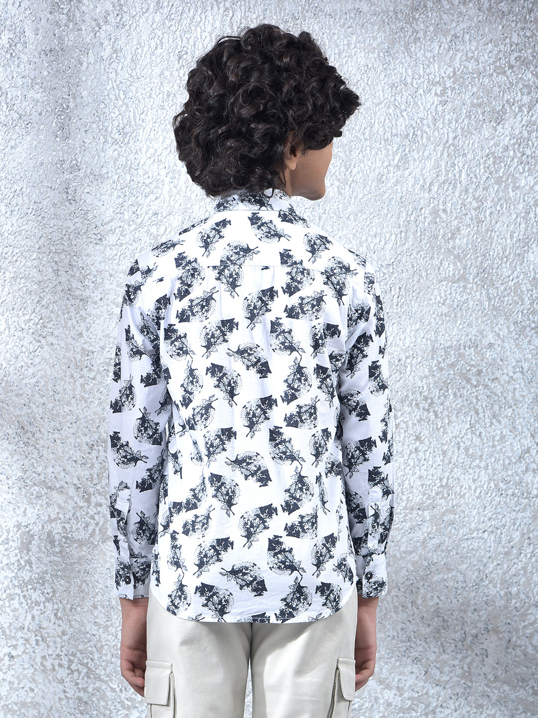 Chic Flow White Floral Print Shirt
