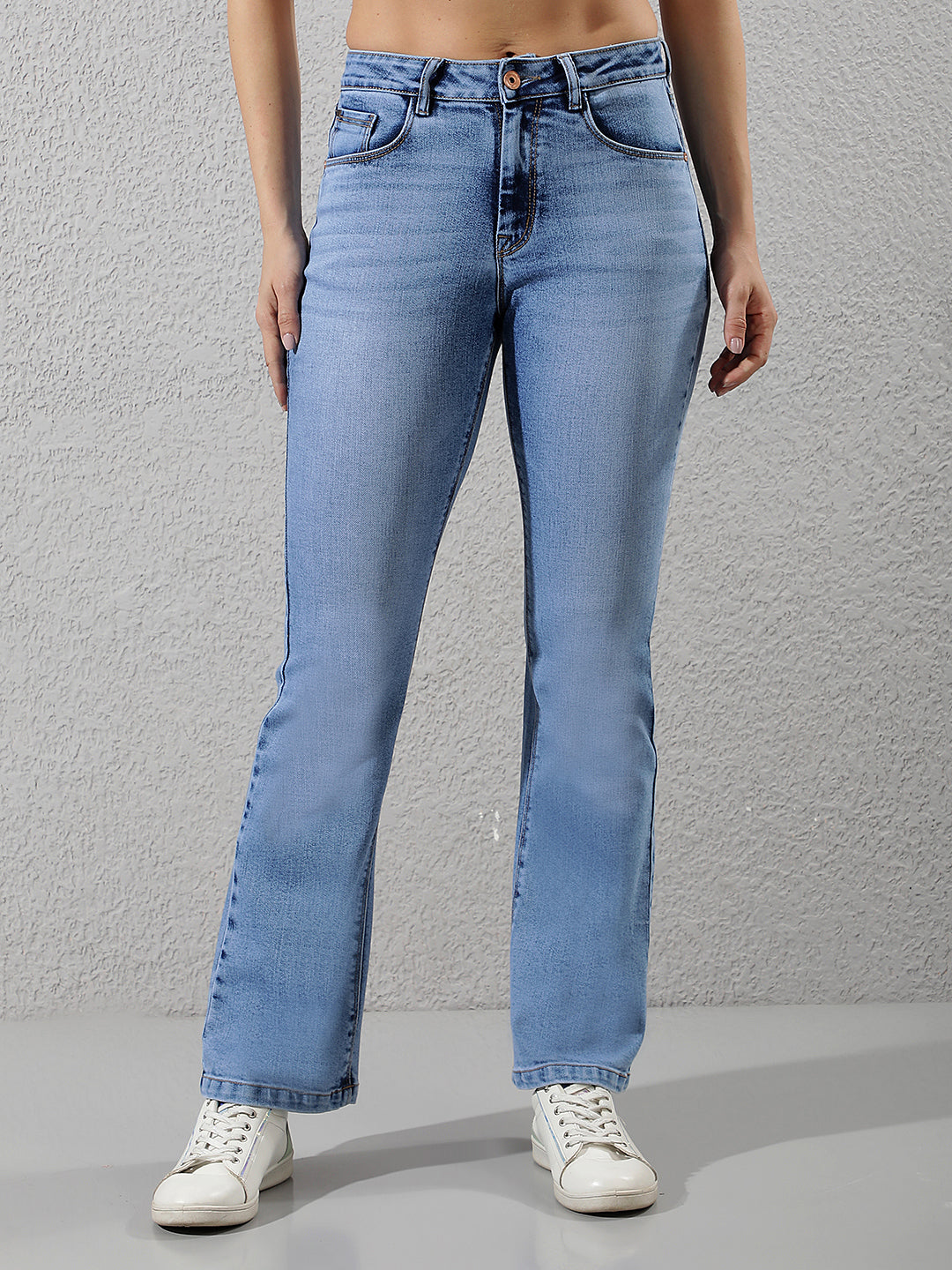 Sleek Royal Blue Bootcut Jeans