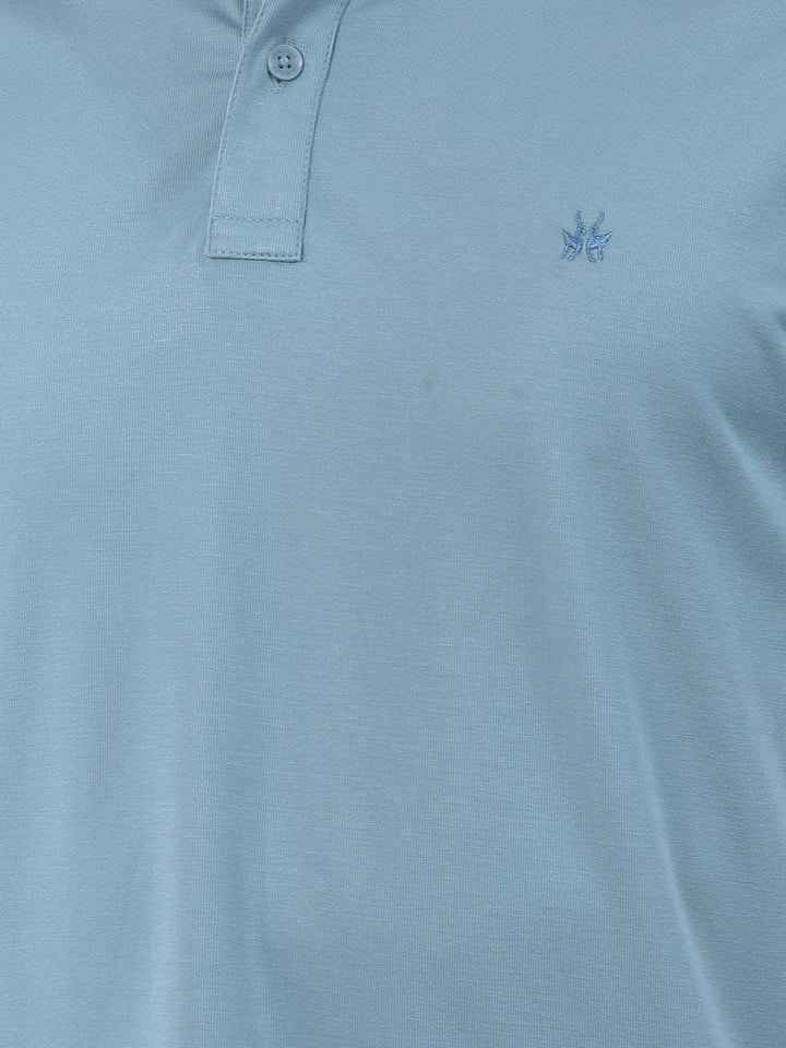 Dapper Blue Polo Neck T-Shirt