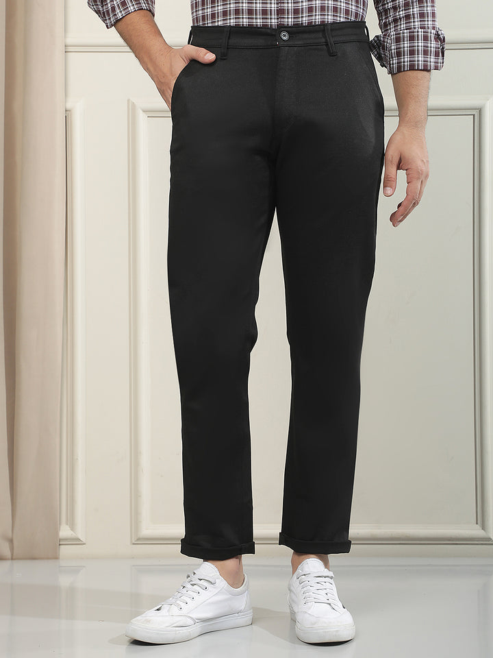 Smooth Black Trousers