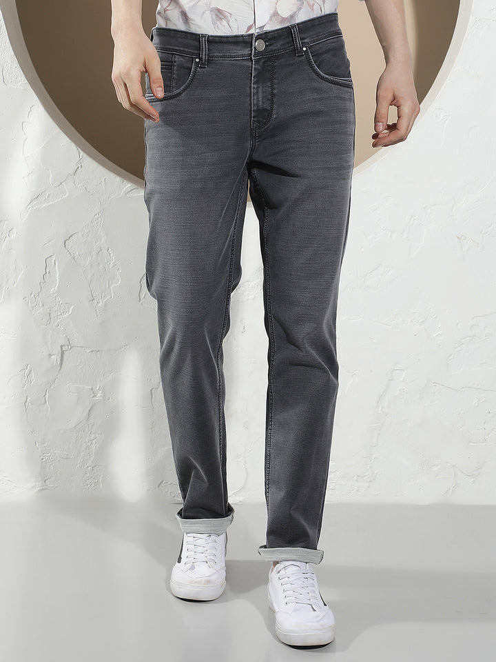 Relaxed Smoke Grey Jeans
