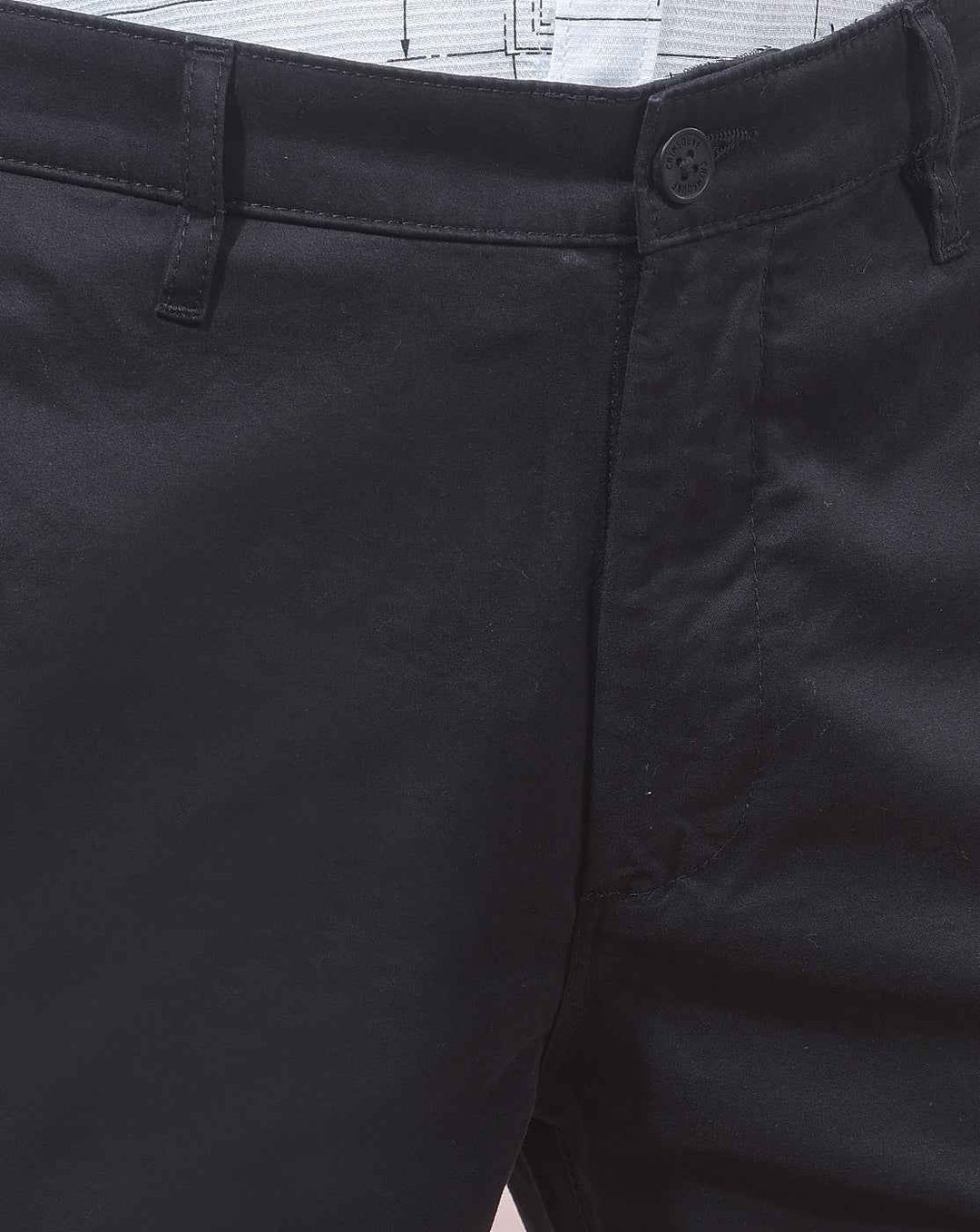 Wink Black Straight Trousers