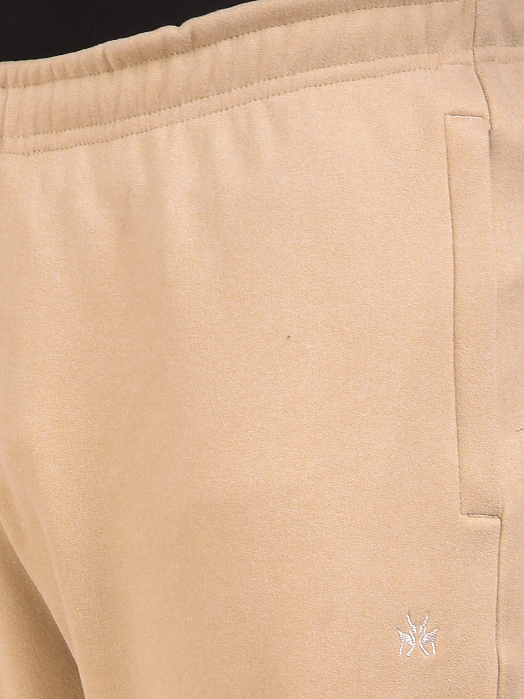 Beige Knitted Trackpants