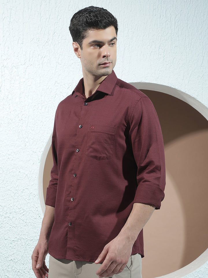 Maroon Everyday Casual Shirt