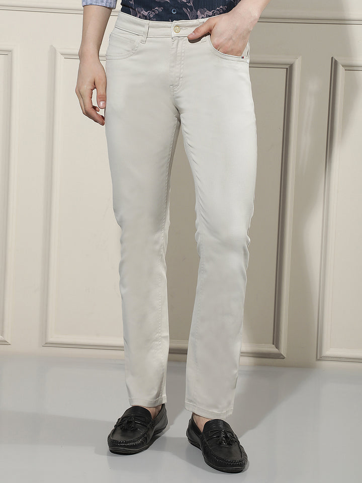Chic Sand Beige Trousers