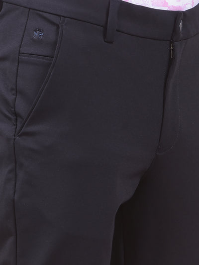 Navy Blue Elegant Trousers