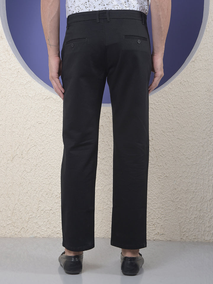 Black Straight Trousers