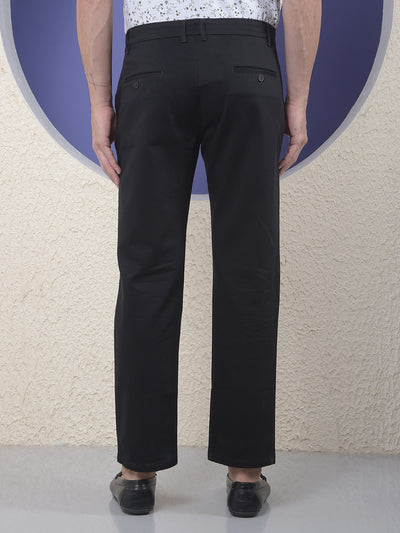 Black Straight Trousers