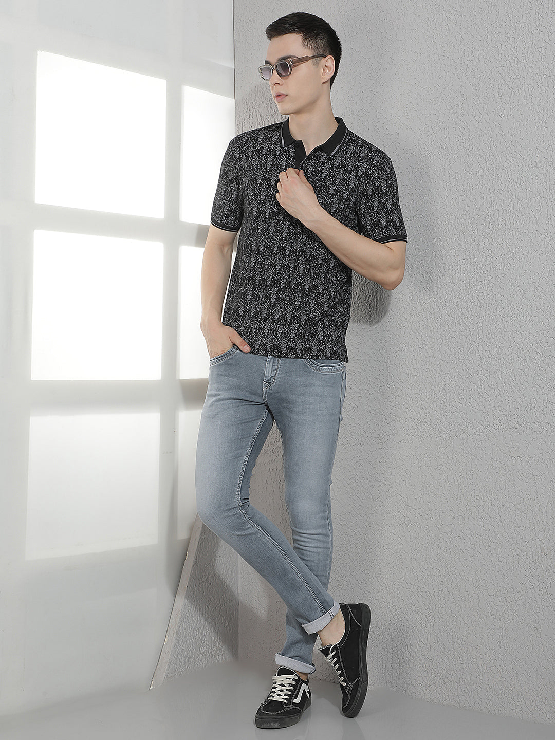 Modern Stone Gray Tinted Jeans