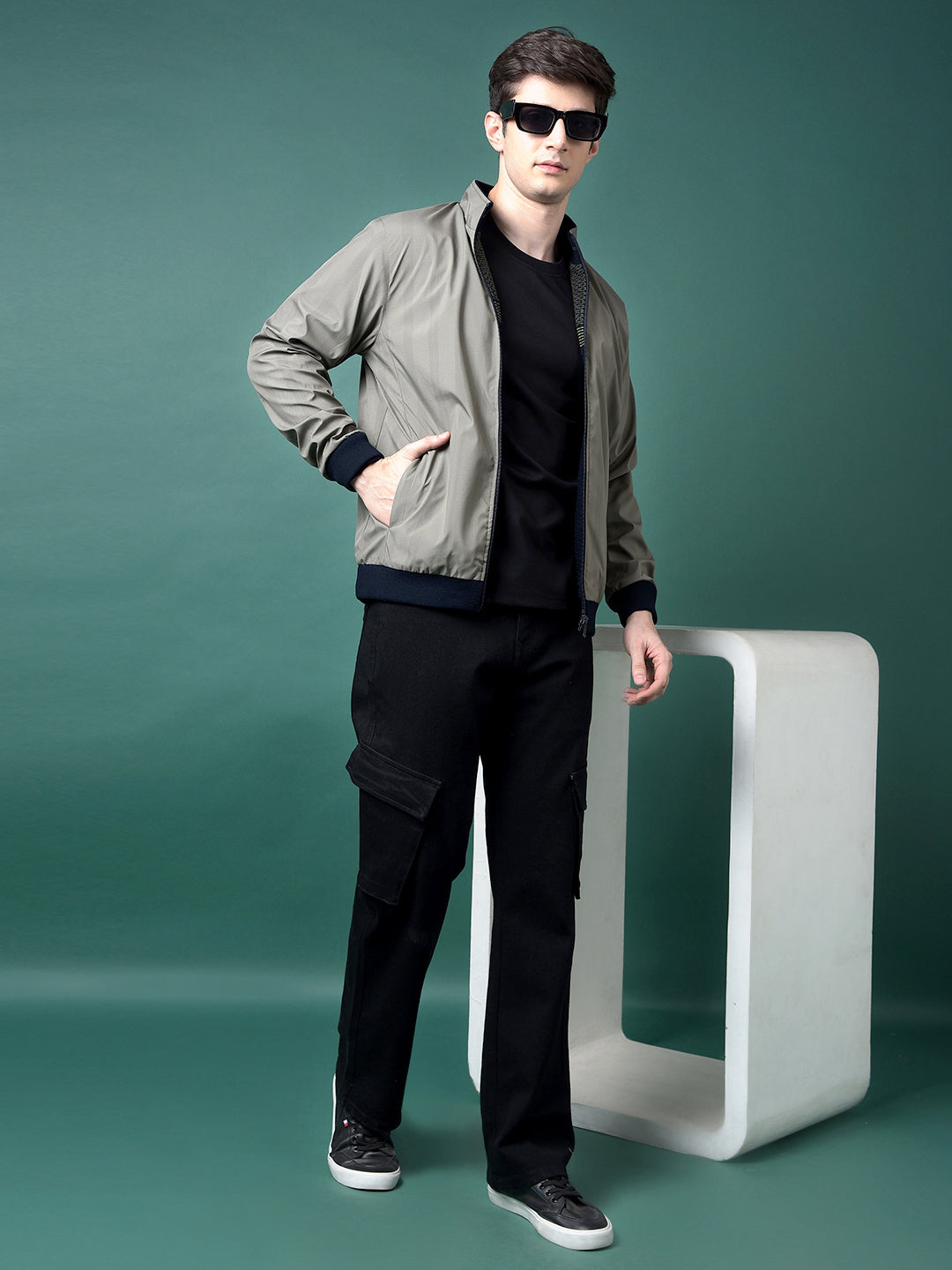 Green Reversible Jacket-Men Jackets-Crimsoune Club