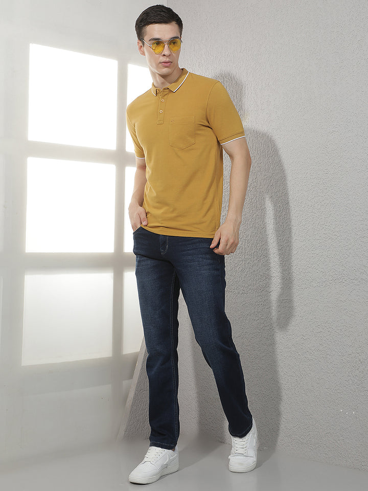 Tailored Azure Blue Straight Jeans