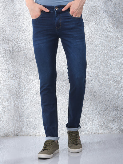Versatile Blue Denim Jeans-Men Jeans-Crimsoune Club
