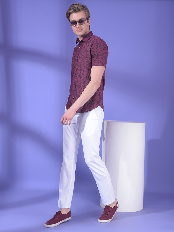 White Linen Trousers