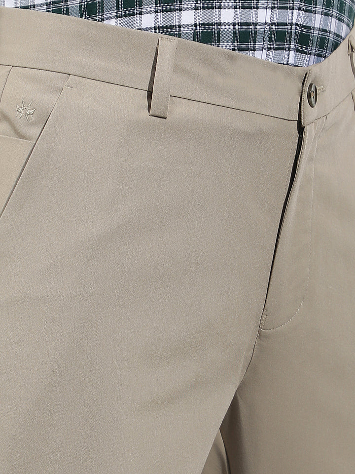 Chic Coastal Tan Khaki Trousers