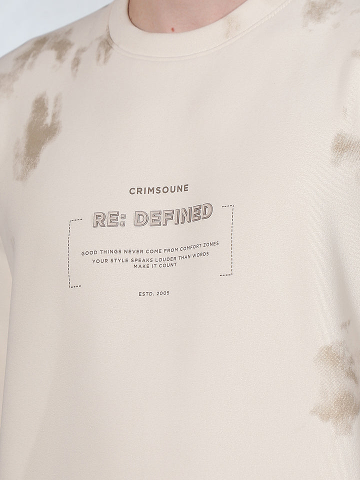 Off White Graphic Print Sweatshirt