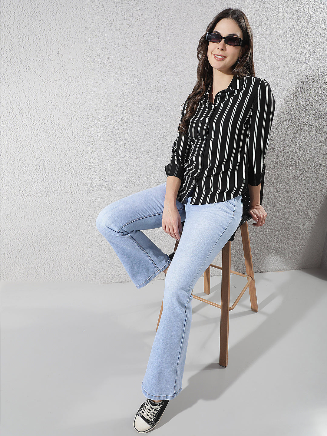 Classic Sapphire Blue Bootcut Jeans