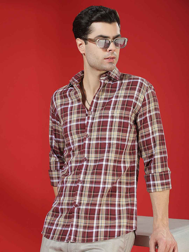 DashBrown Checked Shirt