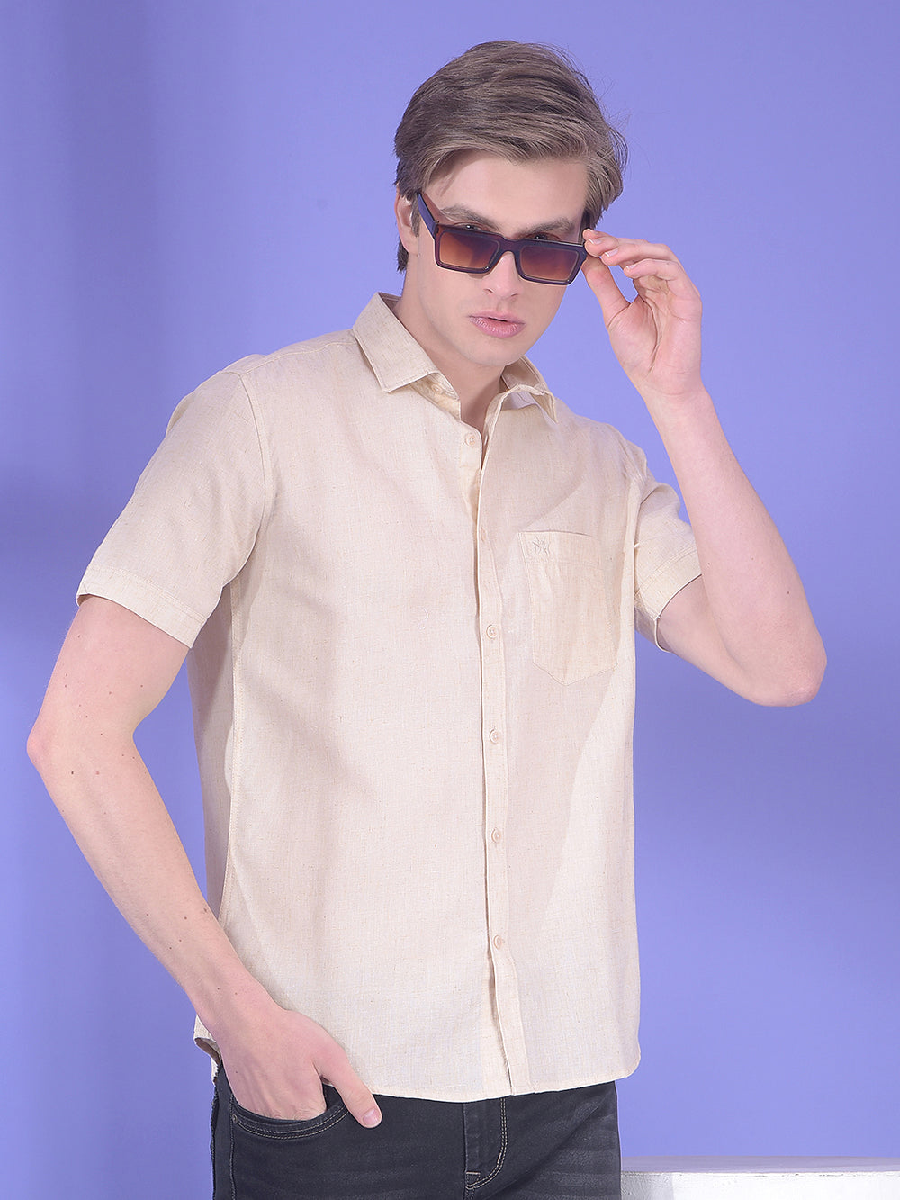 Melllow Yellow Linen Shirt