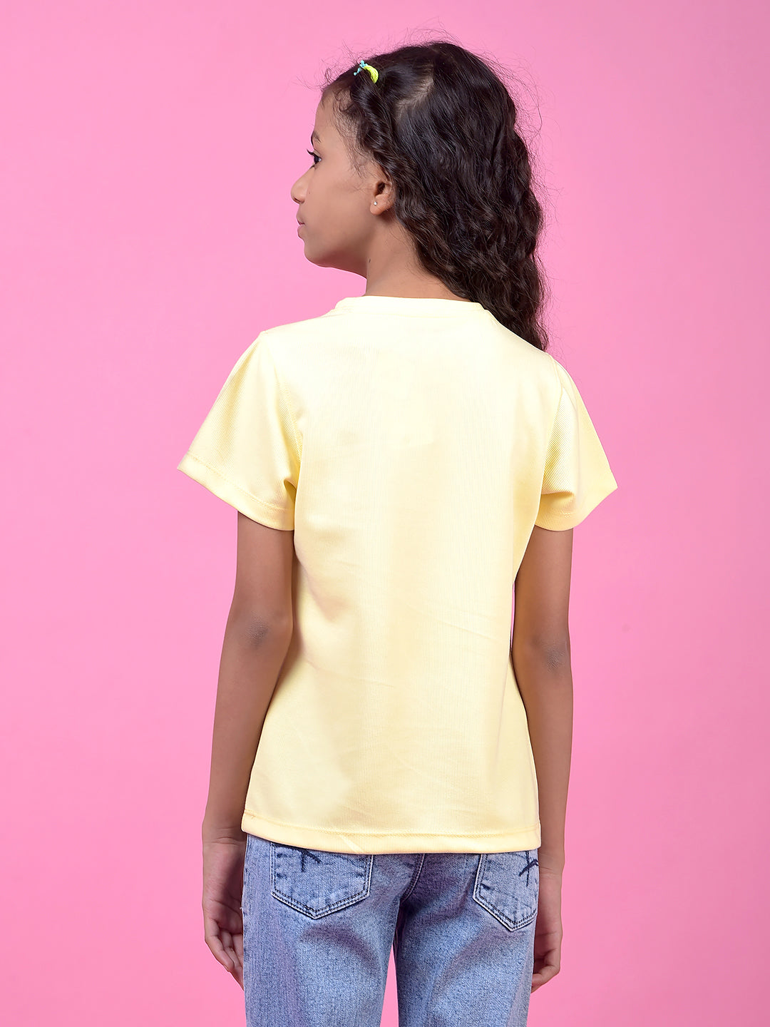 Yellow Graphic Print T-Shirt