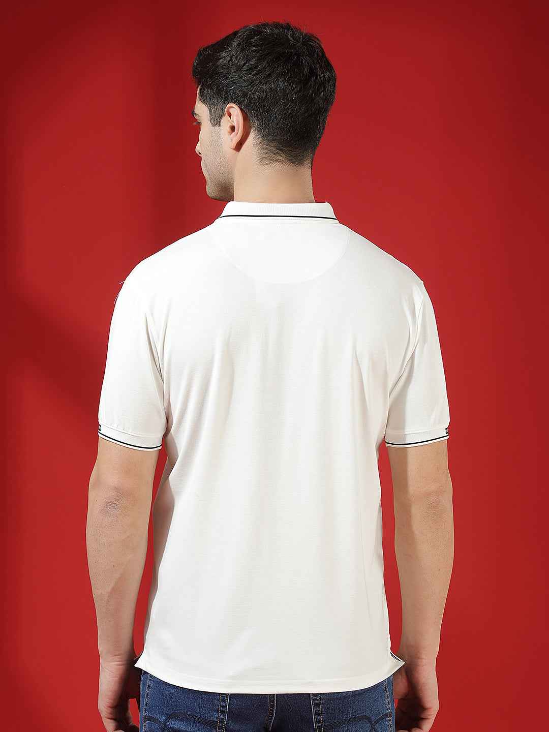 Crisp White Classic Polo T-Shirt