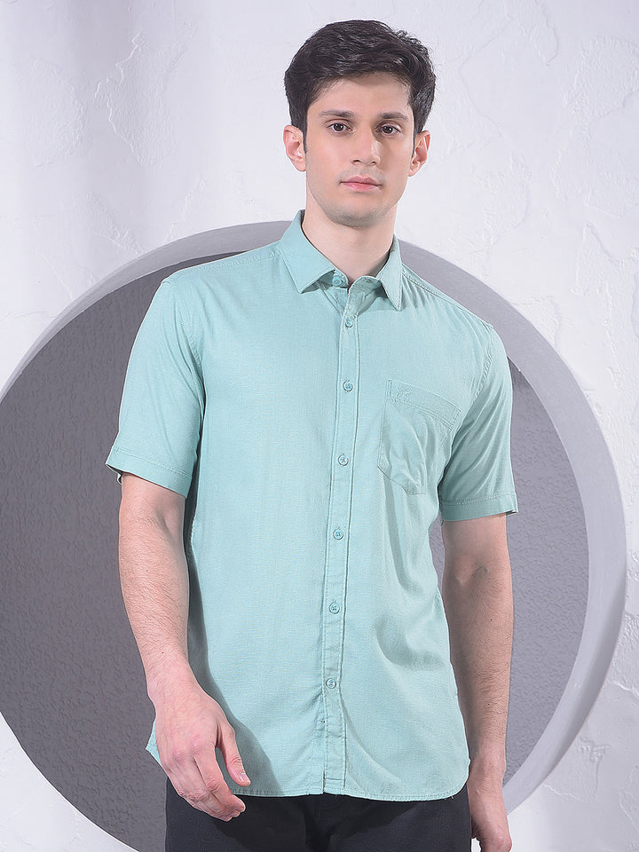 Fresh Green Linen Shirt