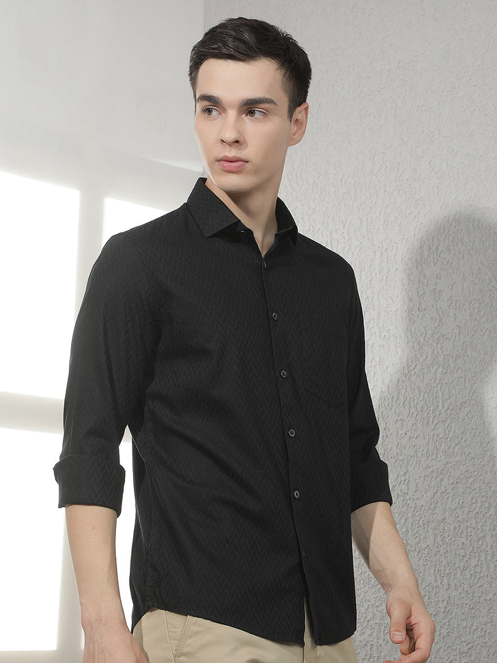Obsidian Noir Black Shirt