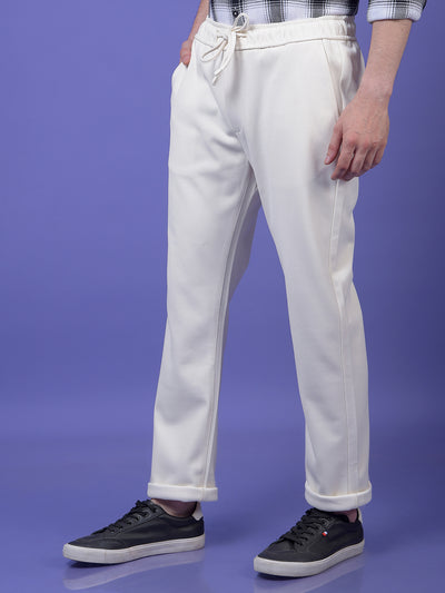 Off White Knitted Trousers