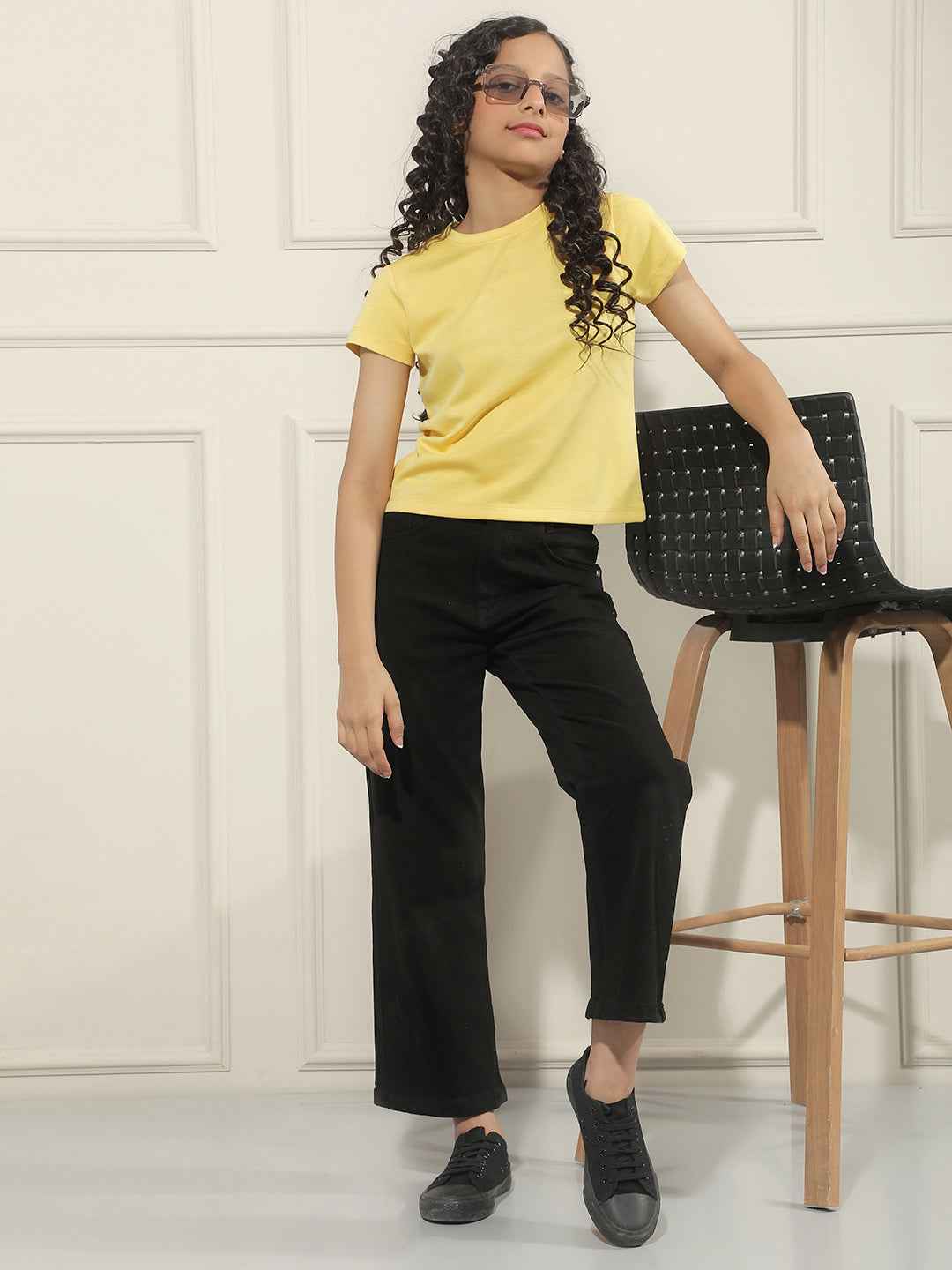 Nova Yellow Crop T-Shirt