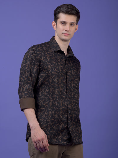 Black Printed Shirt