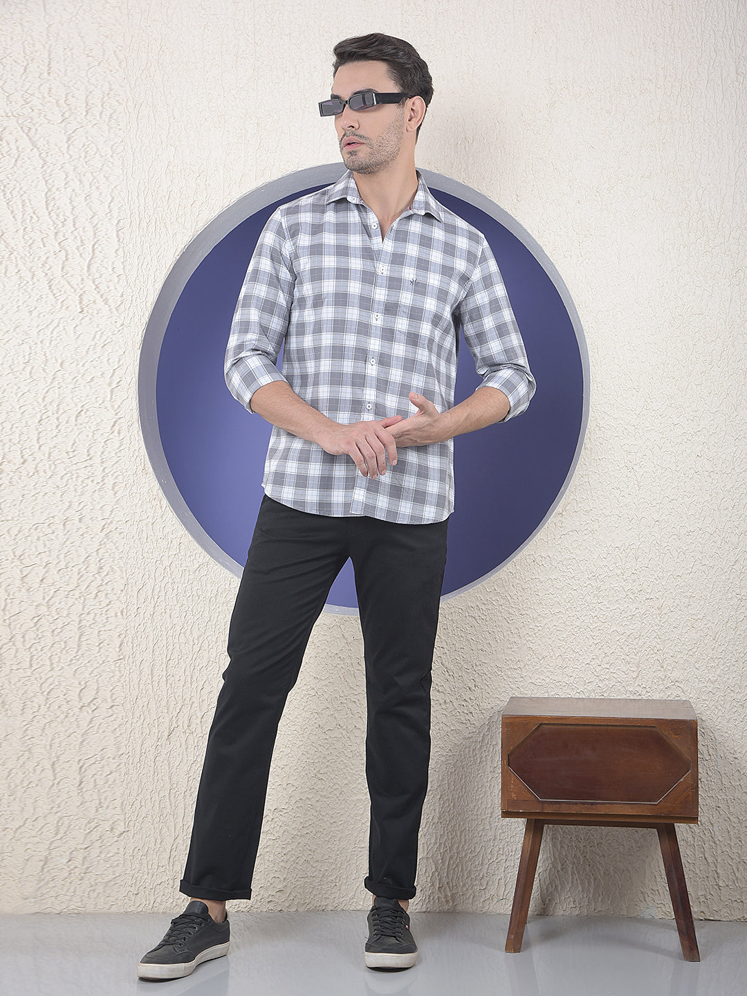 Classic Jet Black Straight Trouser