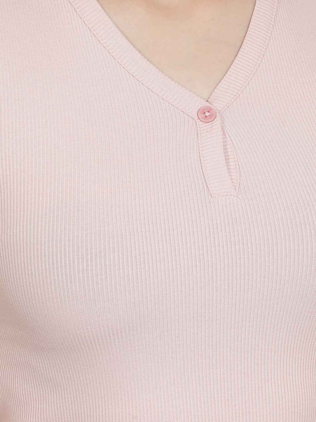 Pink Modal Crop T-Shirt