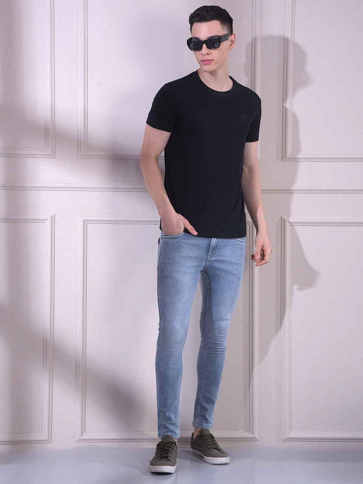 Light Blue Skinny Stretch Jeans