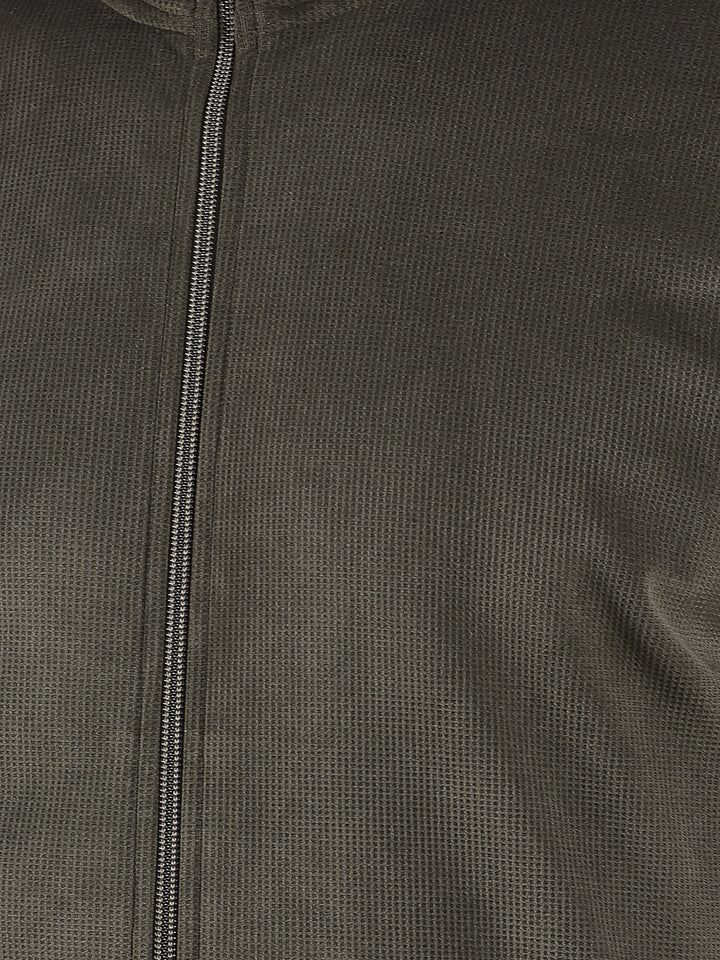 Green Jacquard Sweatshirt