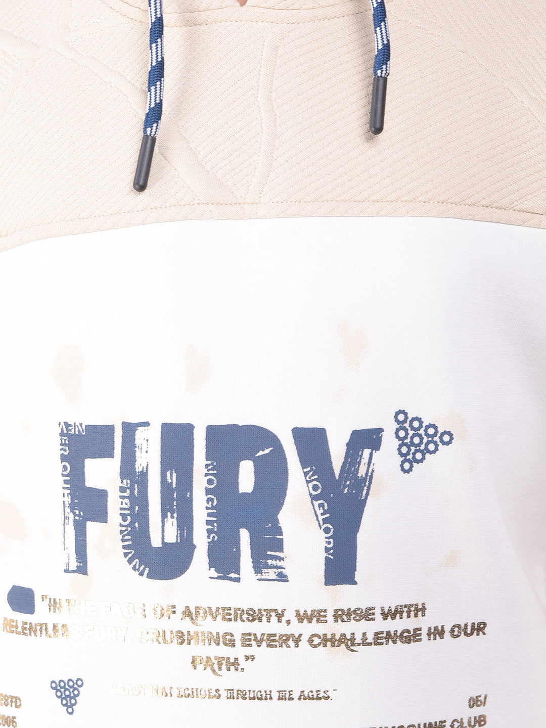 Color-Block Hooded Neck Sweatshirt