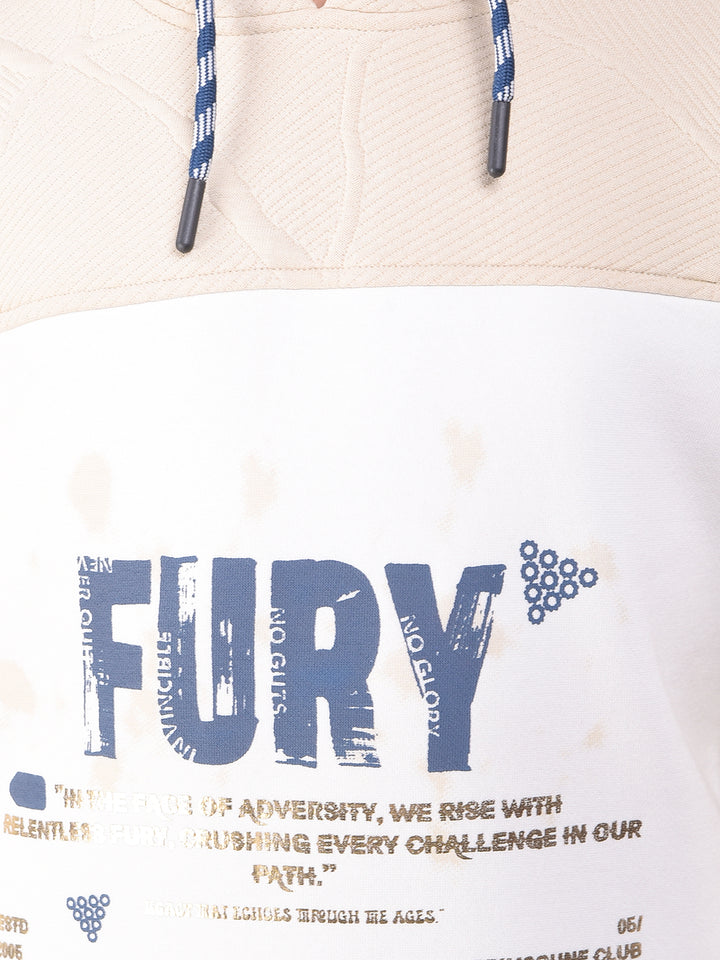 Color-Block Hooded Neck Sweatshirt