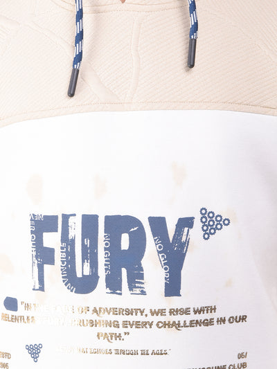 Color-Block Hooded Neck Sweatshirt