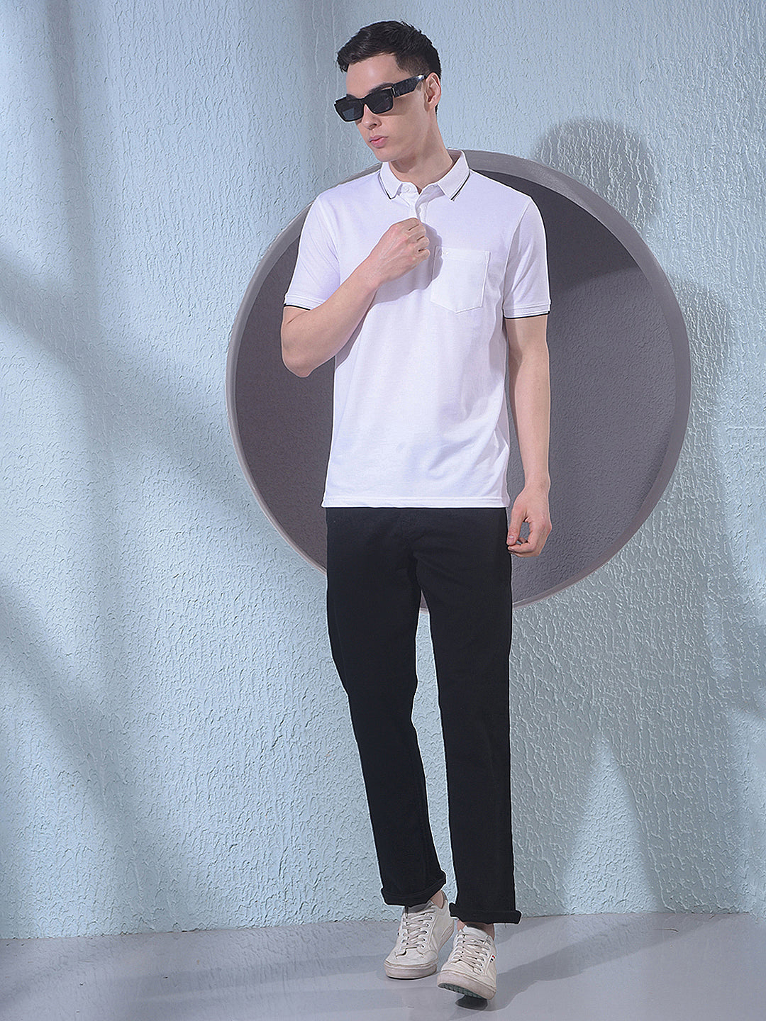 Pitch Black Straight-Leg Jeans