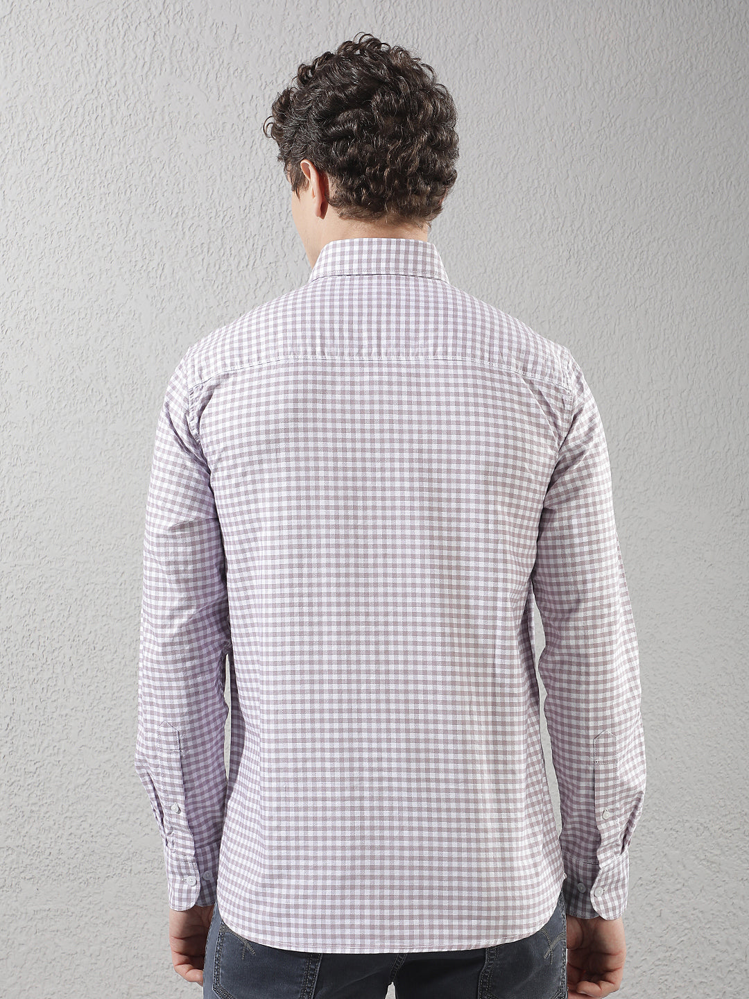 Pink 100% Cotton Checked Shirt