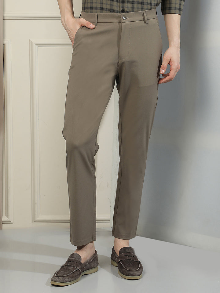 Minimalist Desert Khaki Chino Trousers