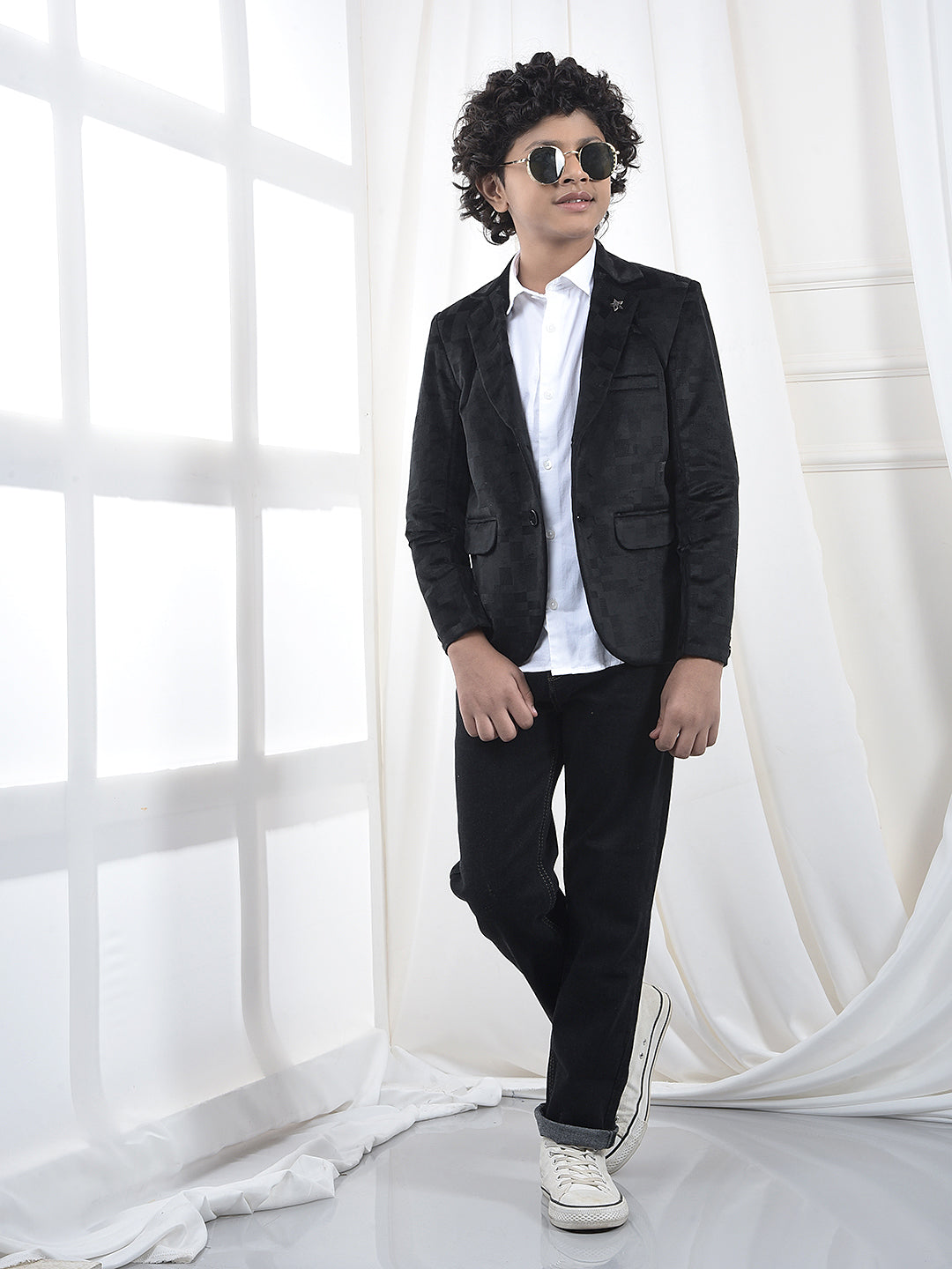 Dapper Black Straight Jeans