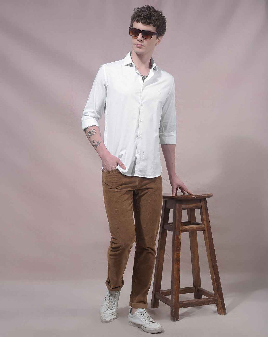 Pure White Everyday Button Shirt