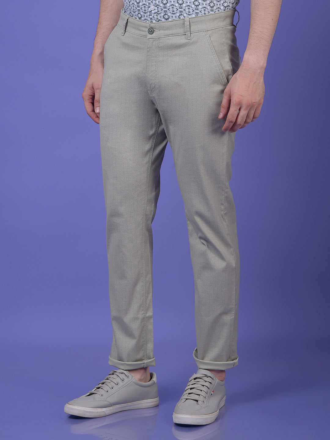 Green Printed Trousers
