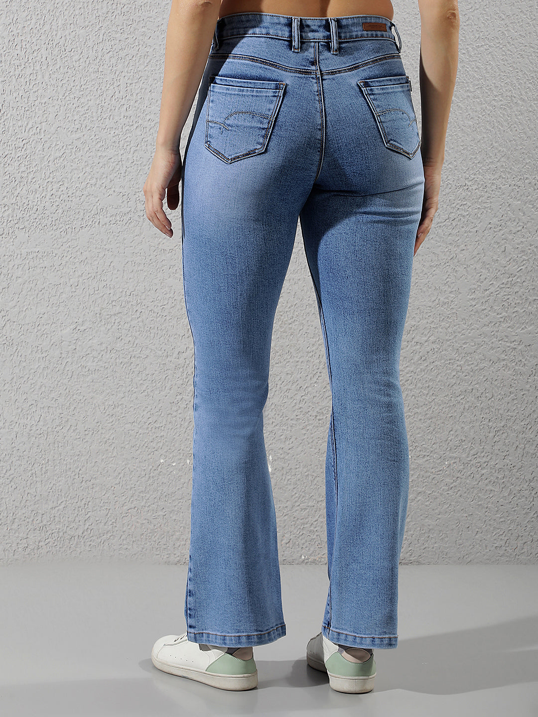 Sleek Royal Blue Bootcut Jeans