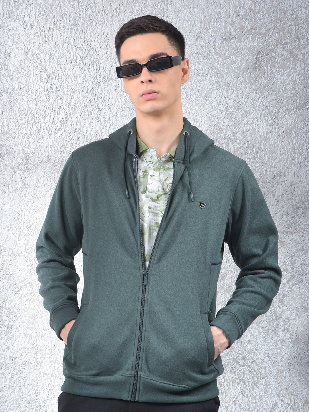 Green Reversible Sweatshirt