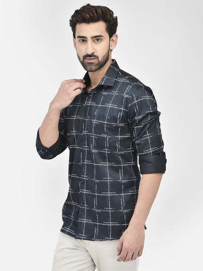 Midnight Sketch Print Shirt