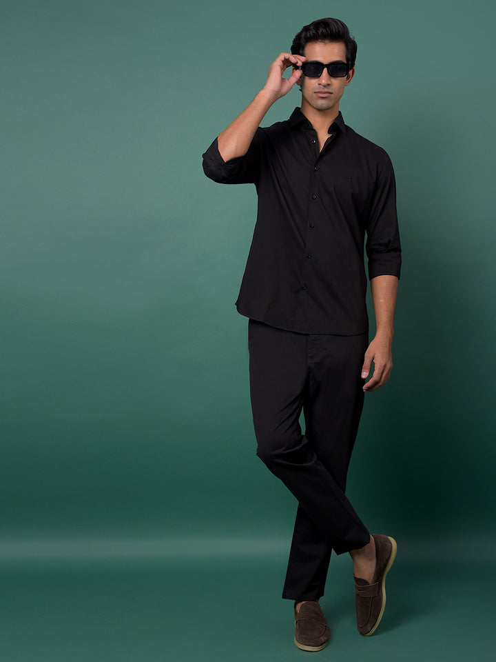 Chic Noir Black Shirt