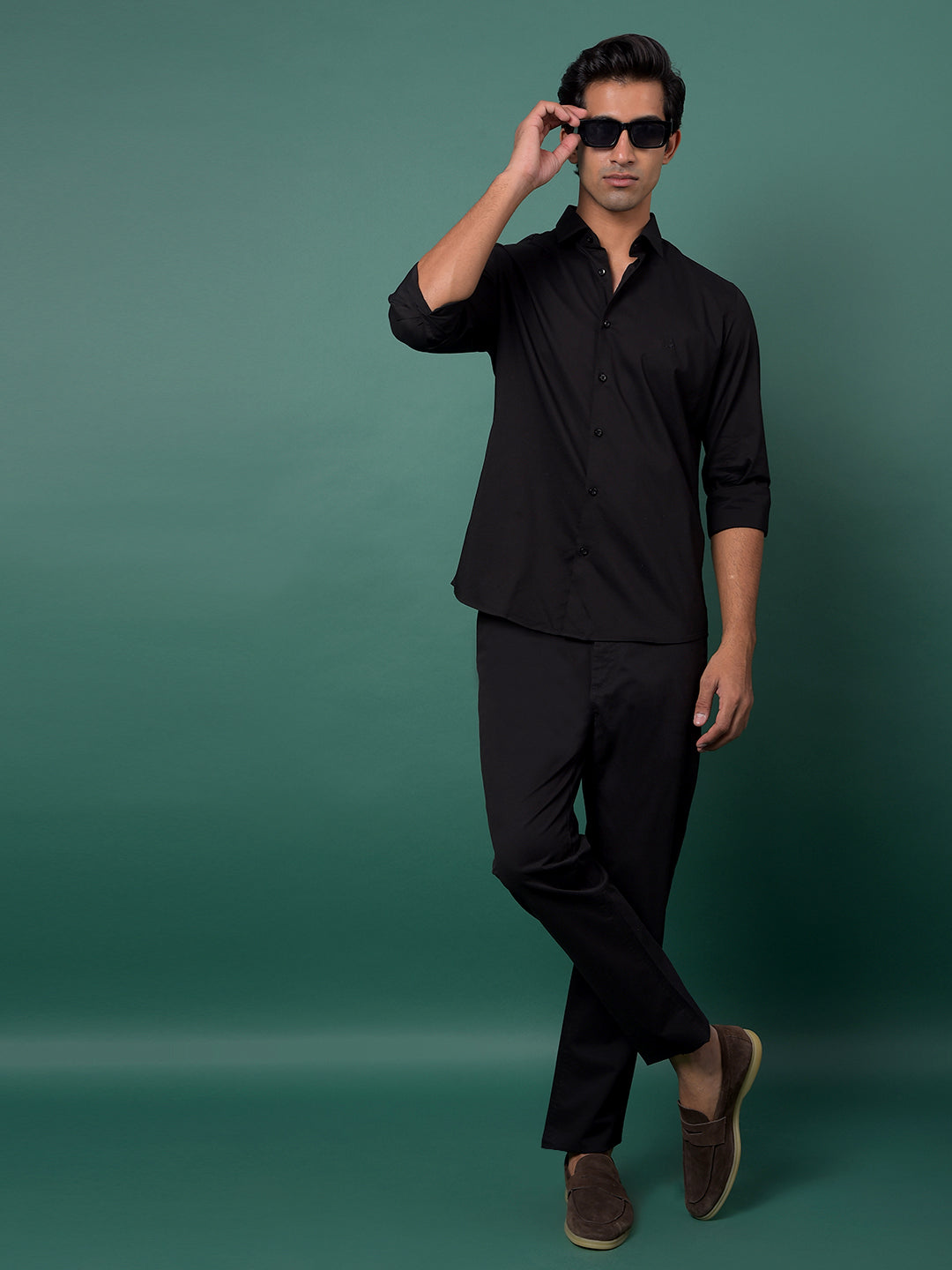 Chic Noir Black Shirt